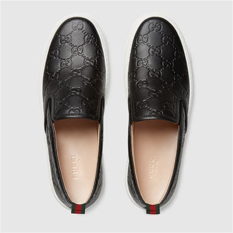 gucci womens sneaker slip on|gucci denim sneakers.